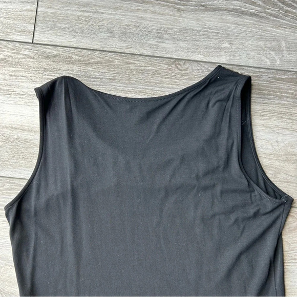 Conrad C Beaded Neckline Sleeveless Tank Top - Picture 12 of 12